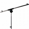 RockStand Microphone Stand - 150 cm, Standard Tri-pod with Boom and Cable Clips, Nickel