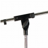 RockStand Microphone Stand,  125 cm, Solid Tri-Pod with Boom and Cable Clips, Nickel