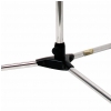 RockStand Microphone Stand - 150 cm, Standard Tri-pod with Boom and Cable Clips, Nickel