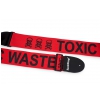 RockStrap Bass Strap - Toxic Waste - Nylon, red, 80 mm wide