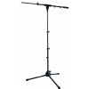 RockStand Microphone Stand, 125 cm, Solid Tri-Pod with Telescopic Boom and Cable Clips, Black RockStand Microphone Stand, 125 cm, Solid Tri-Pod with Telescopic Boom and Cable Clips, Black
