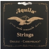 Aquila Carbonblack (wound) Ukulele String Set, GCEA Tenor, low-G, 1 wound String