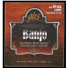 GHS Professional - Banjo String Set, 6-String, Loop End, Stainless Steel, Light, .011-.042