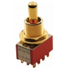 3-way maxi toggle switch gold ON - ON - ON 4PDT
