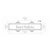 Bartolini 59CBJD-L1 - Jazz Bass Pickup, Dual In-Line Coil, 5-String, Bridge