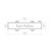 Bartolini 57J-S1 - Jazz Bass Pickup, Dual In-Line Coil, 5-String, Neck