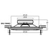 Monacor SPE-158/WS ceiling speaker