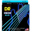 DR NEON Hi-Def Blue - struny do gitary elektrycznej, Heavy & Light, .009-.046