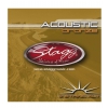 Stagg AC-12ST-BR twelve-string acoustic guitar strings 10-48