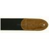 Akmuz PES-18 leather guitar strap, black