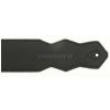 Akmuz PES-17 leather guitar strap, black