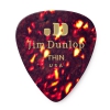 Dunlop Genuine Celluloid Classic Picks, Player′s Pack, shell, thin