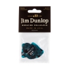 Dunlop Genuine Celluloid Classic Picks, Player′s Pack, turquoise, thin