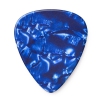 Dunlop Genuine Celluloid Classic Picks, Refill Pack, perloid blue, heavy