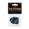 Dunlop Genuine Celluloid Classic Picks, Player′s Pack, turquoise, medium