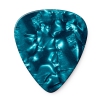 Dunlop Genuine Celluloid Classic Picks, Refill Pack, turquoise, medium