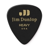 Dunlop Genuine Celluloid Classic Picks, Refill Pack, black, heavy