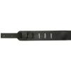 Akmuz PES-11 leather guitar strap, black