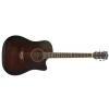 Burton W-0C/WRS acoustic guitar cutaway