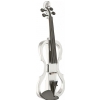 Stagg EVN X 4/4 WH 4/4 electric violin set with white electric violin, soft case and headphones