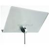 SR P01S metal music stand, silver