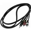 RockCable 20903 D4 patch cable 2 x RCA / 1 x miniTRS 