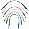 RockCable Patch Cable - straight TS (6.3 mm / 1/4), multi-color, 6 pcs. - 30 cm / 11 13/16