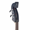 RockBass Triumph Lite 4-String, Solid Red Metallic High Polish, Fretless electric upright bass