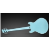 RockBass Star Bass 4-String, Solid Daphne Blue High Polish, Fretted - Medium Scale bass guitar