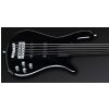 RockBass Streamer NT I 5-str. Solid Black High Polish, Fretless bass guitar