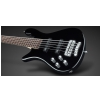 RockBass Streamer LX 5-str. Black Solid High Polish, Active, Fretted, Lefthand bass guitar