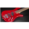 RockBass Streamer LX 4-String, Red Metallic High Polish, Active, Fretted bass guitar