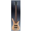 RockBass Corvette Standard 6-String, Natural Transparent Satin, Passive, Fretted bass guitar