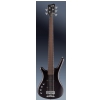 RockBass Corvette Basic 5-str. Nirvana Black Transparent Satin, Fretted - Lefthand bass guitar