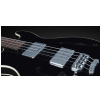 RockBass Star Bass 4-String, Solid Black High Polish, Fretted - Medium Scale - Lefthand bass guitar