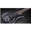 RockBass Corvette Basic 8-String, Nirvana Black Transparent Satin, Fretted bass guitar
