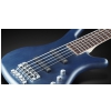 RockBass Corvette Basic 5-str. Ocean Blue Transparent Satin, Fretted bass guitar