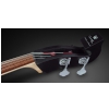 RockBass Triumph Lite 4-String, Solid Black High Polish, Fretless bass guitar
