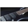 RockBass Streamer Standard 4-String, Nirvana Black Transparent Satin, Fretted bass guitar