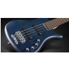RockBass Corvette Basic 4-String, Ocean Blue Transparent Satin, Active, Fretted bass guitar