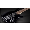 RockBass Fortress 4-String, Black Solid High Polish, Active, Fretted bass guitar