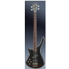 RockBass Fortress 4-String, Black Solid High Polish, Active, Fretted, Lefthand bass guitar