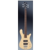 RockBass Streamer Standard 4-String, Natural Transparent Satin bass guitar