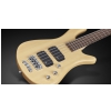 RockBass Streamer Standard 4-String, Natural Transparent Satin bass guitar