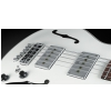 RockBass Star Bass 5-str. Solid Creme White High Polish, Fretted - Long Scale bass guitar