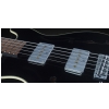 RockBass Star Bass Maple 5-str. Solid Black High Polish, Fretted - Long Scale - Lefthand bass guitar