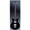 RockBass Star Bass 4-String, Solid Black High Polish, Fretted - Medium Scale - Lefthand bass guitar