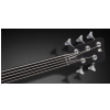 RockBass Star Bass 5-str. Solid Black High Polish, Fretless bass guitar