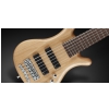 RockBass Corvette Standard 6-String, Natural Transparent Satin, Passive, Fretted bass guitar
