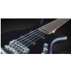 RockBass Corvette Basic 5-str. Nirvana Black Transparent Satin, Fretted bass guitar